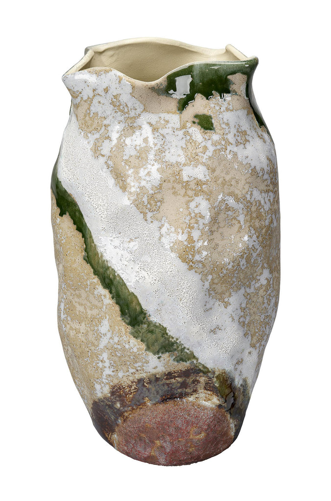 DecoratorsBest Sandcastle Ceramic Decorative Vase, Large