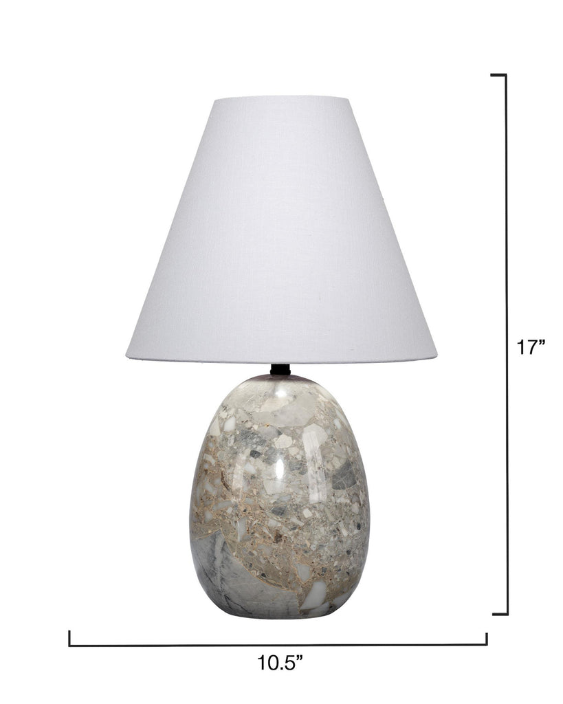 DecoratorsBest Capsule Travertine Table Lamp