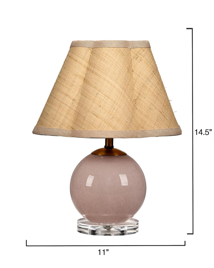 DecoratorsBest Dottie Blown Glass Table Lamp, Pink