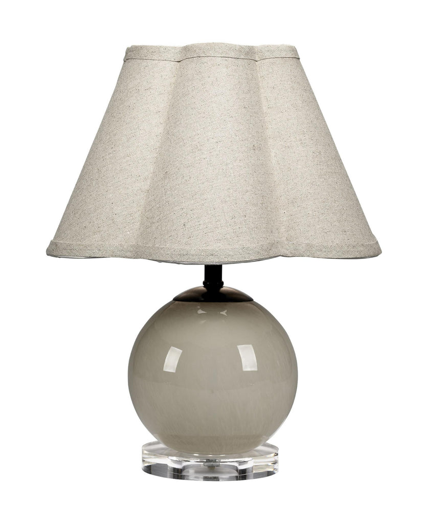 DecoratorsBest Dottie Blown Glass Table Lamp, Taupe