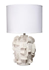 Decoratorsbest Helios Ceramic Table Lamp, White