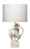 Decoratorsbest Intertwined Table Lamp, White