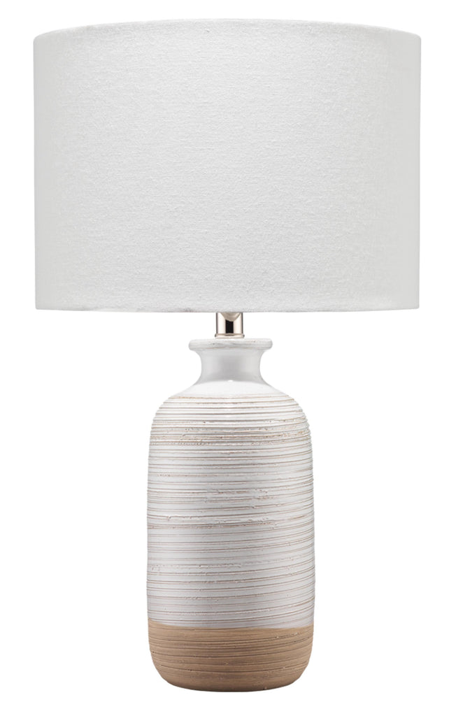 DecoratorsBest Ashwell Ceramic Table Lamp, White