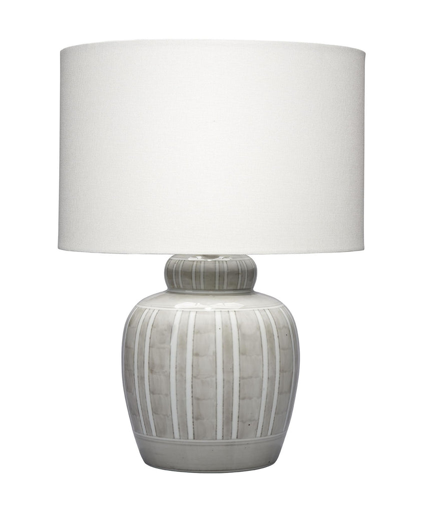 DecoratorsBest Arthur Ceramid Table Lamp, Grey