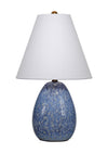 Decoratorsbest Raindrop Ceramic Table Lamp, Blue