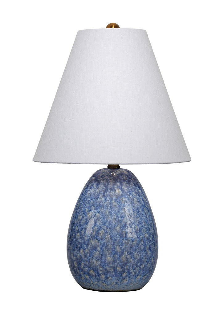 DecoratorsBest Raindrop Ceramic Table Lamp, Blue