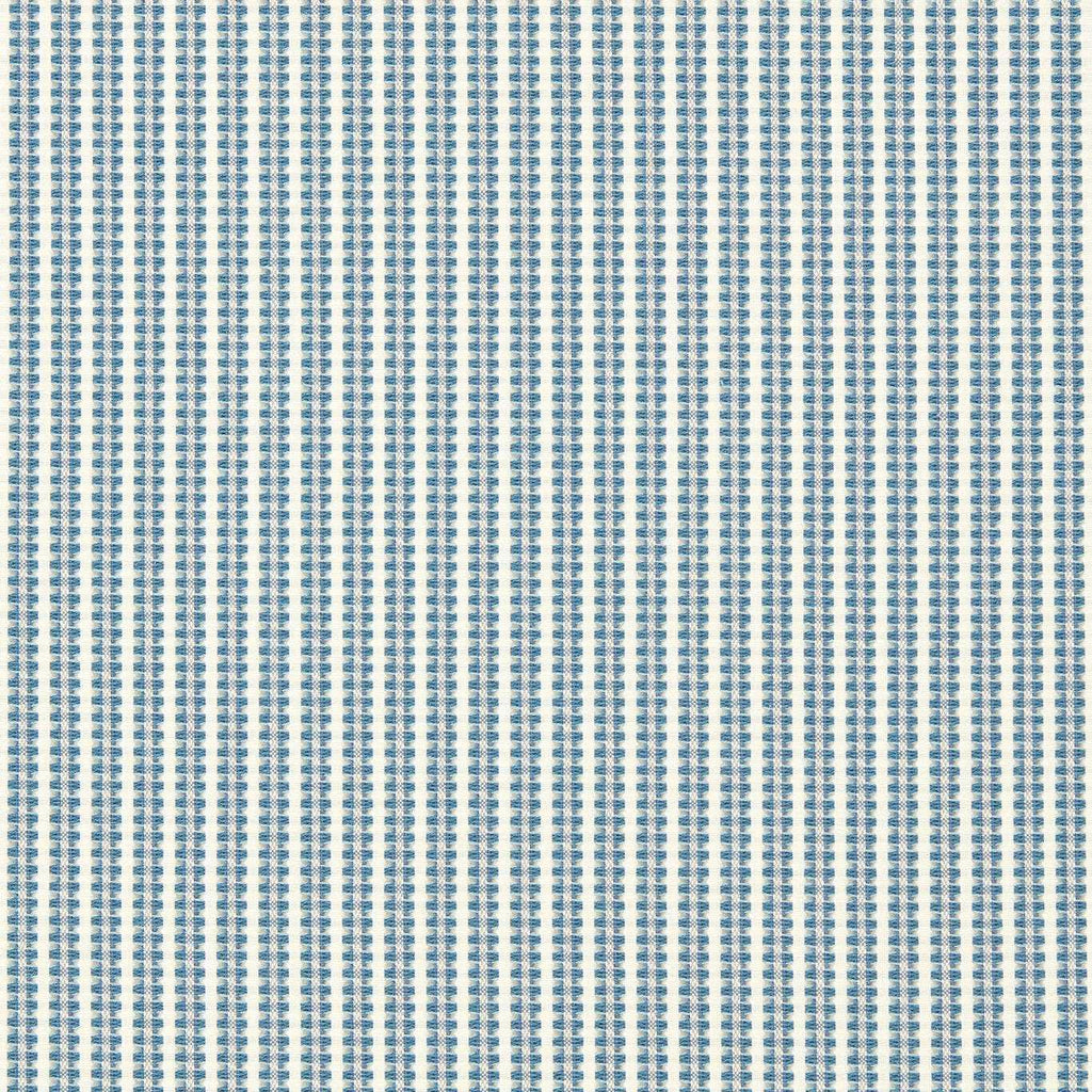 Harlequin Pepita Stripe Sky/Linen Fabric