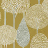 Harlequin Silhouette Ochre/Taupe Wallpaper