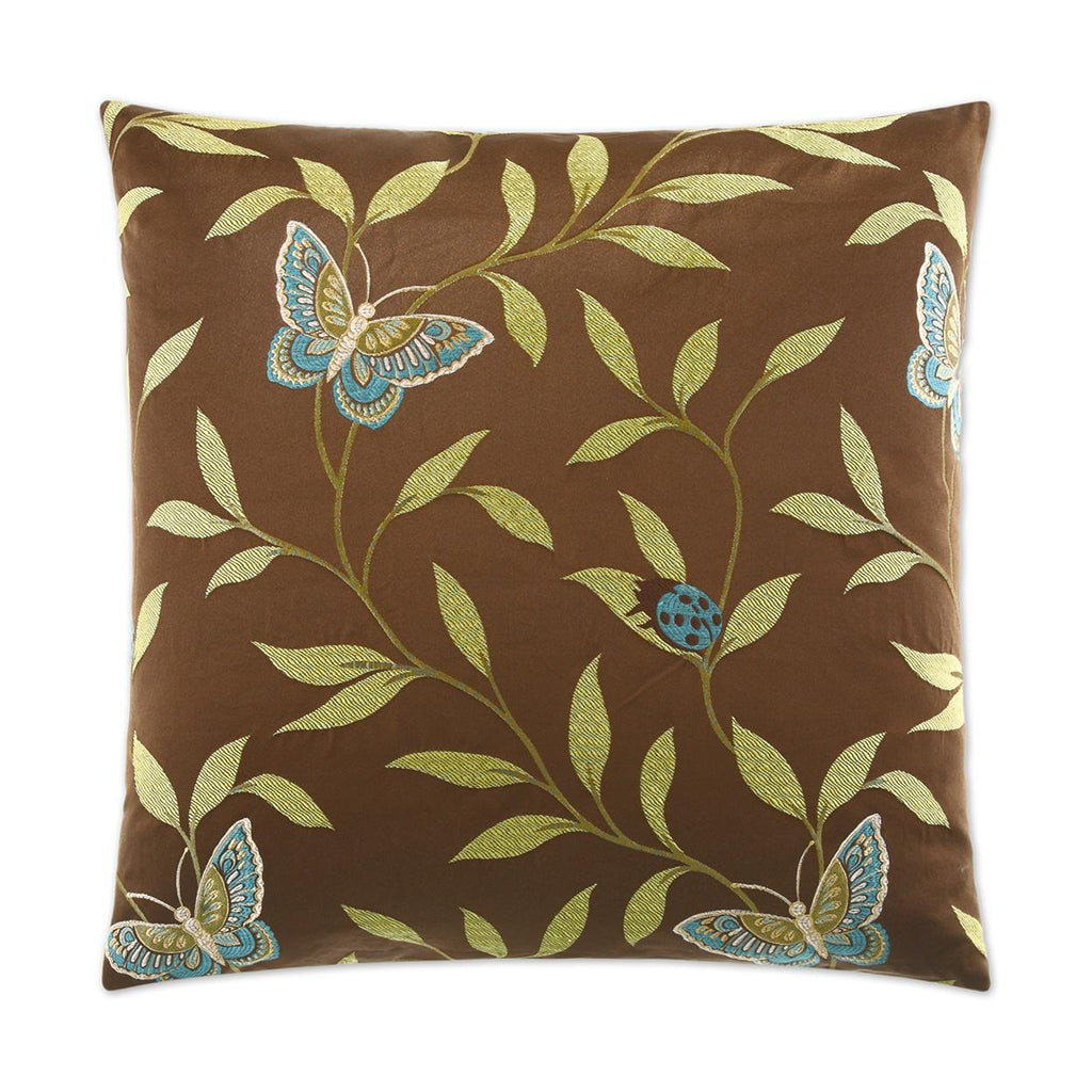 D.V. Kap Home Papillon Floral, Novelty 24" x 24" Pillow Cover