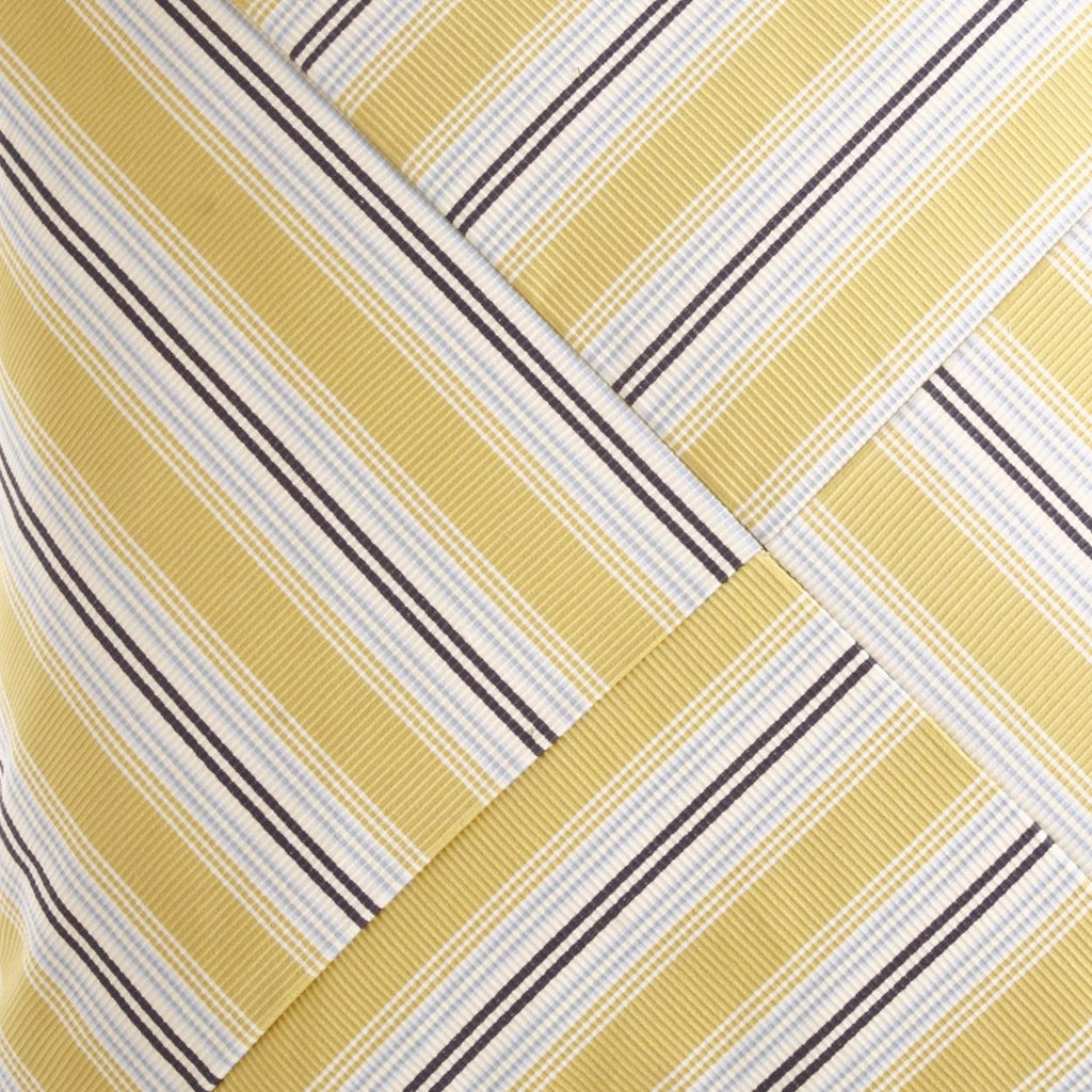 D.V. Kap Home Ottoman Stripe Yellow  Fabric