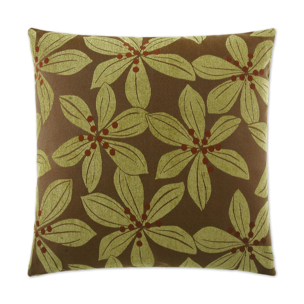 D.V. Kap Home Tropical Leaf Green 24" x 24" Pillow Cover