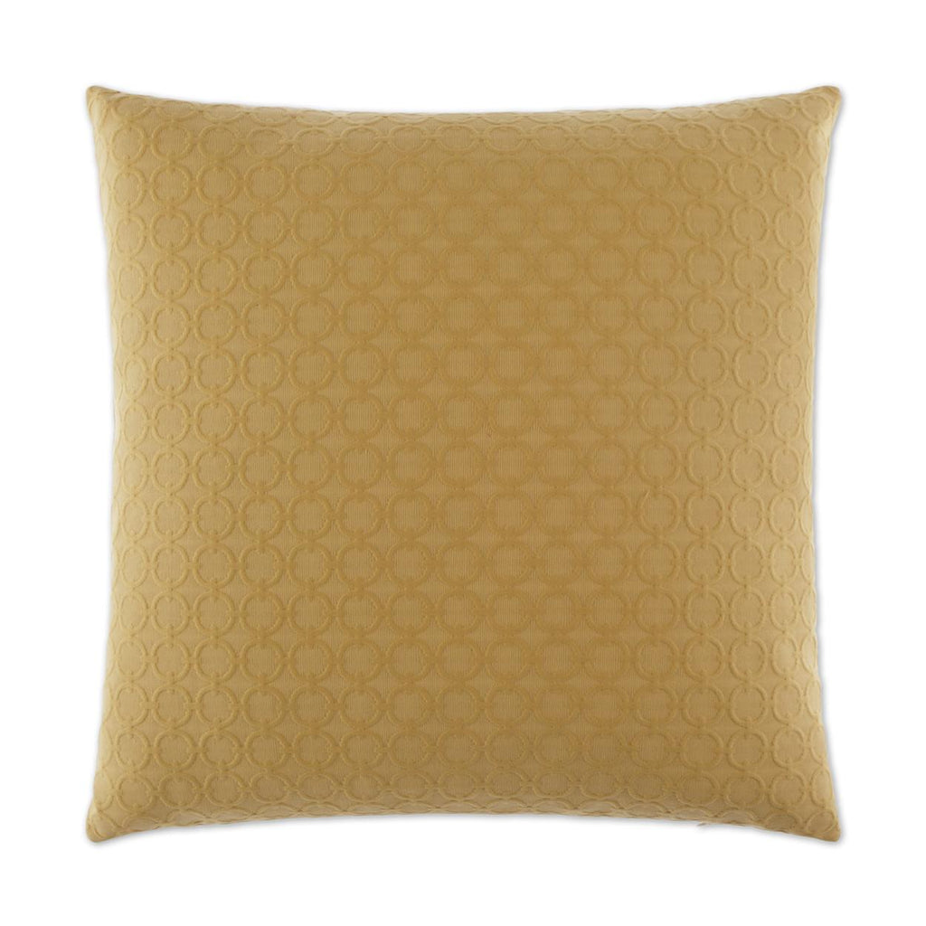 D.V. Kap Home Full Circle Yellow 24" x 24" Pillow Cover