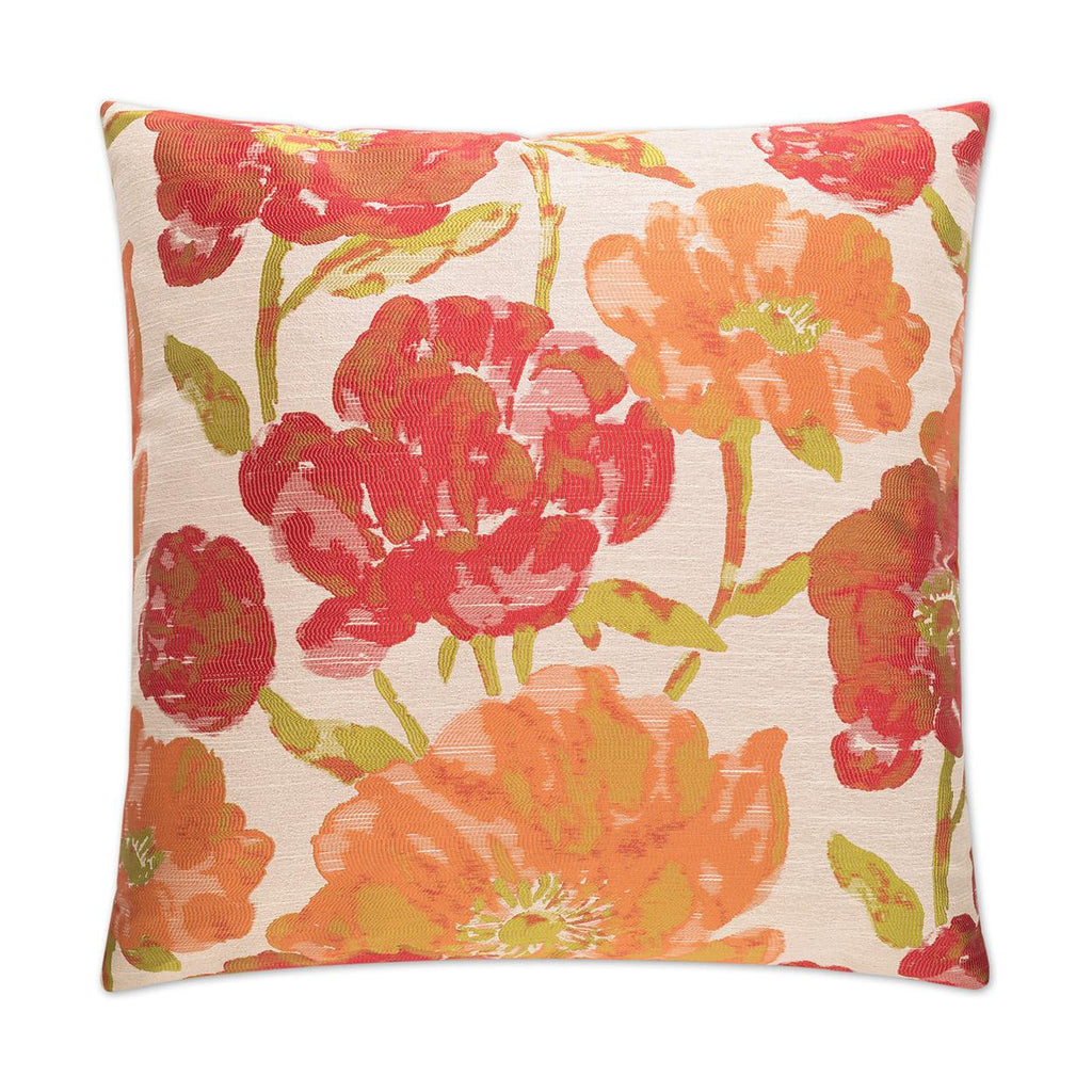 D.V. Kap Home Lauren Poppy 24" x 24" Pillow Cover