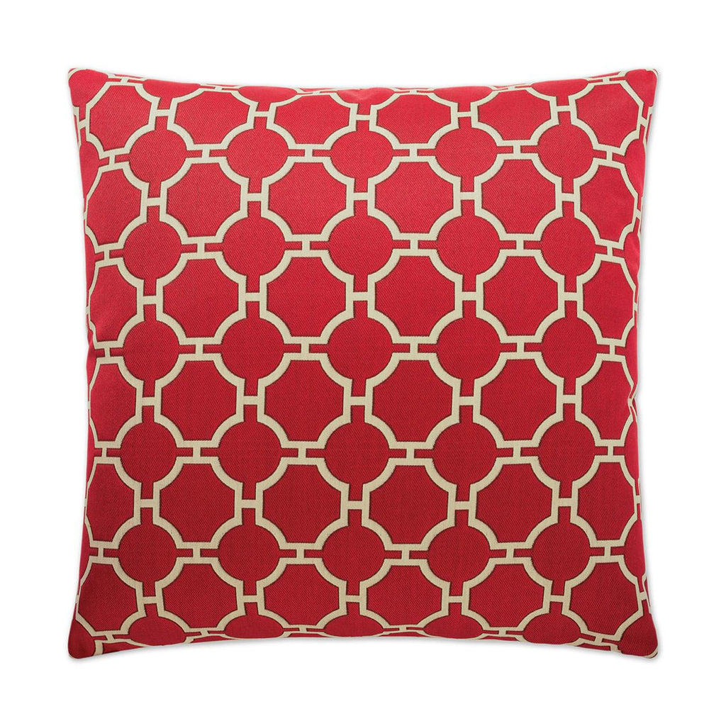 D.V. Kap Home Kinder Red 24" x 24" Pillow Cover