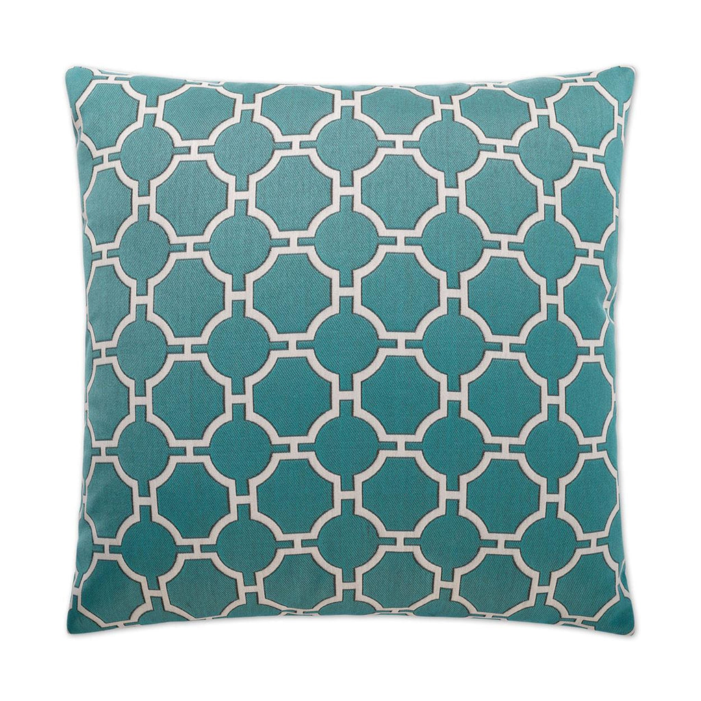 D.V. Kap Home Kinder Turquoise 24" x 24" Pillow Cover