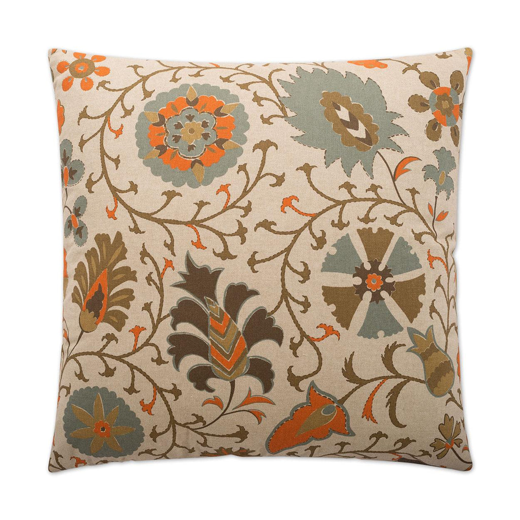 D.V. Kap Home Calypso Orange 24" x 24" Pillow Cover