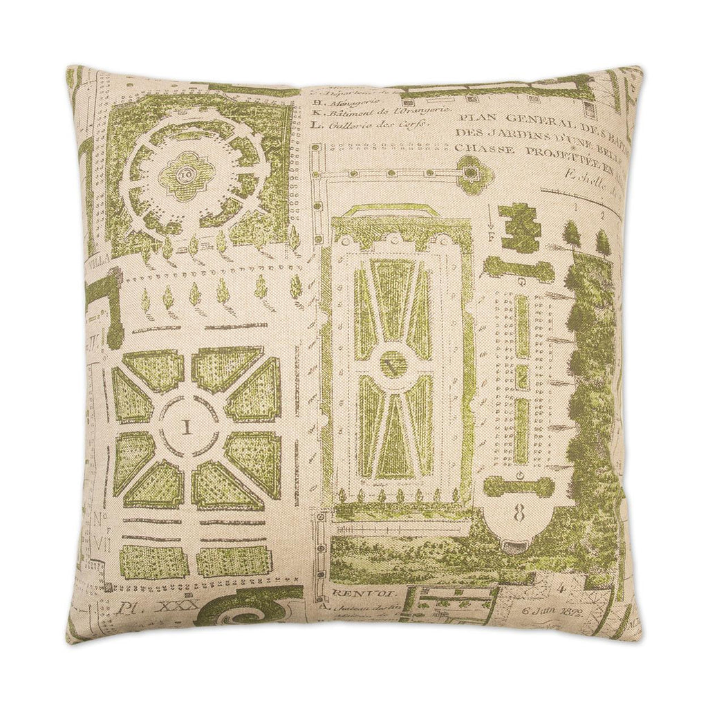 D.V. Kap Home Jardin Green 24" x 24" Pillow Cover