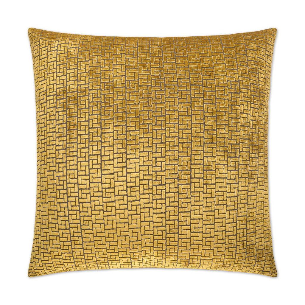 D.V. Kap Home Jenga Gold 24" x 24" Pillow Cover