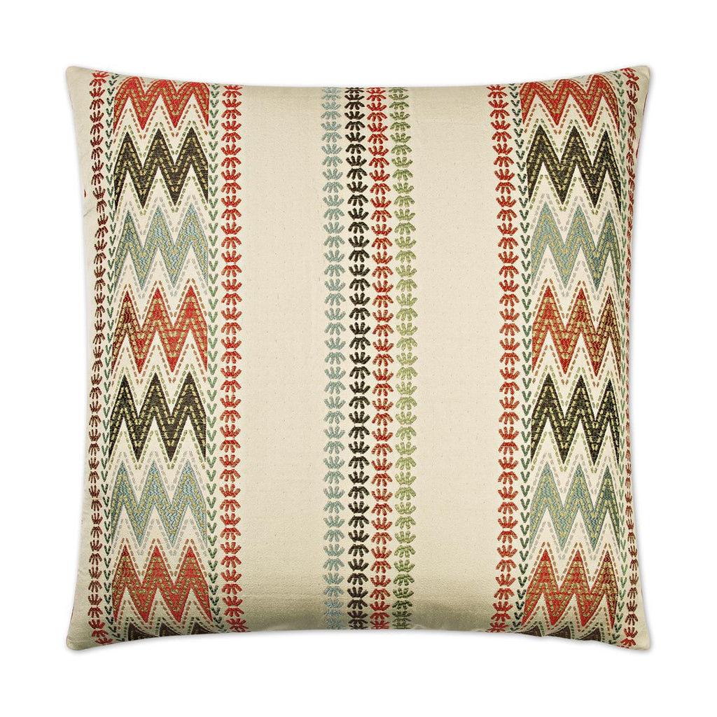 D.V. Kap Home Caftan Chevron, Global 24" x 24" Pillow Cover