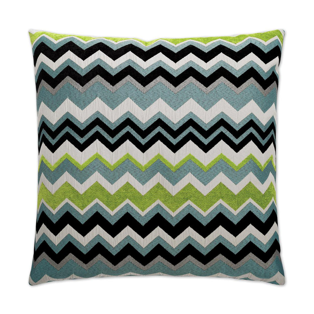 D.V. Kap Home Chevron Aqua 24" x 24" Pillow Cover