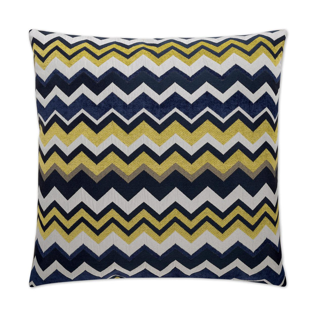 D.V. Kap Home Chevron Blue 24" x 24" Pillow Cover