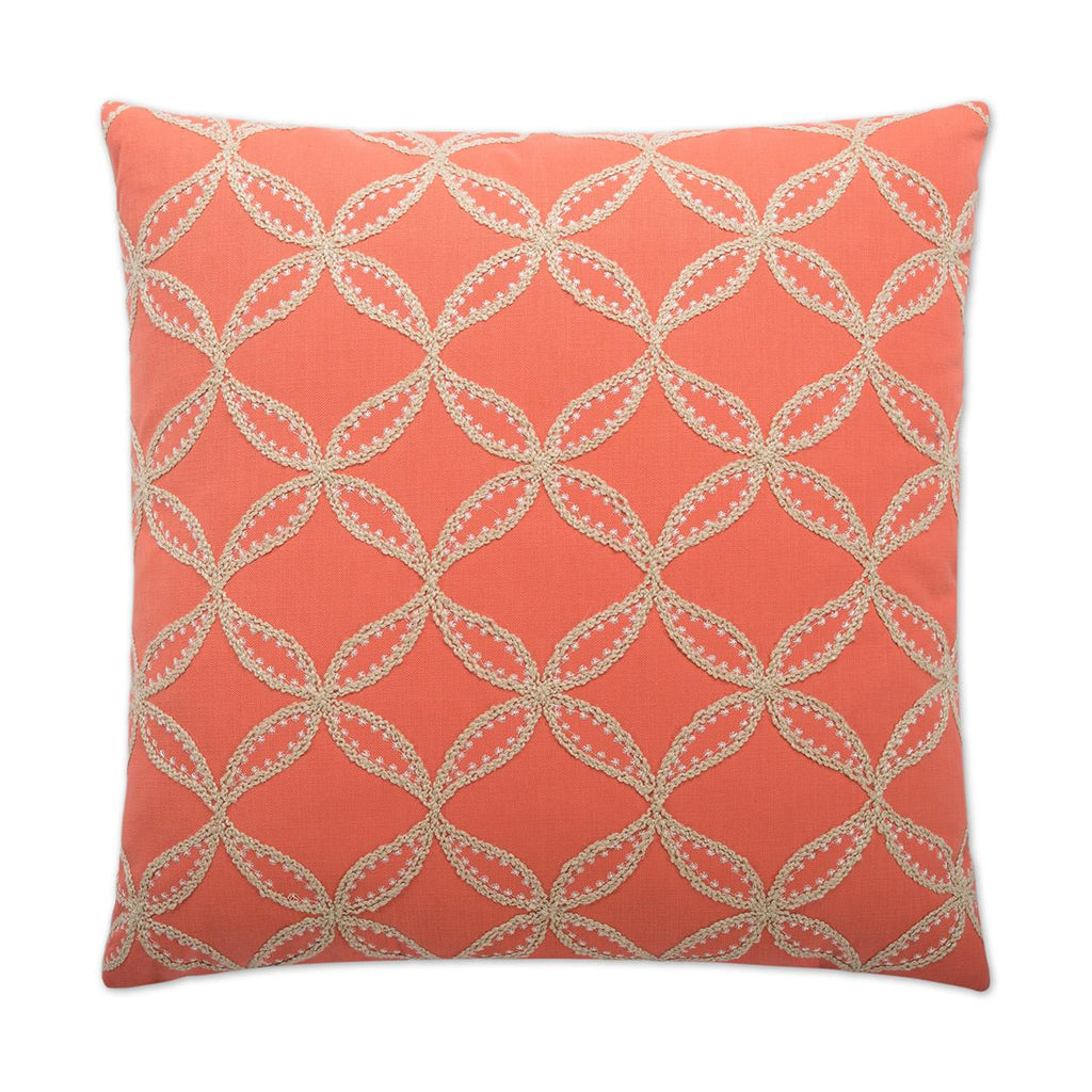 D.V. Kap Home Tanjib Salmon 24" x 24" Pillow Cover