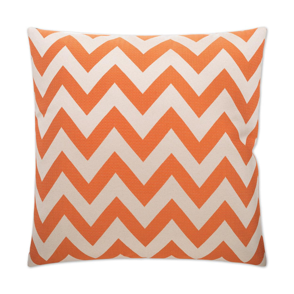 D.V. Kap Home Chevron Chic Orange 24" x 24" Pillow Cover