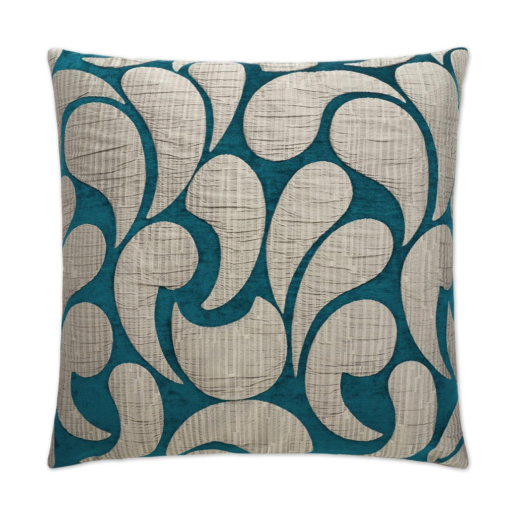 D.V. Kap Home Drizzle Peacock 24" x 24" Pillow Cover