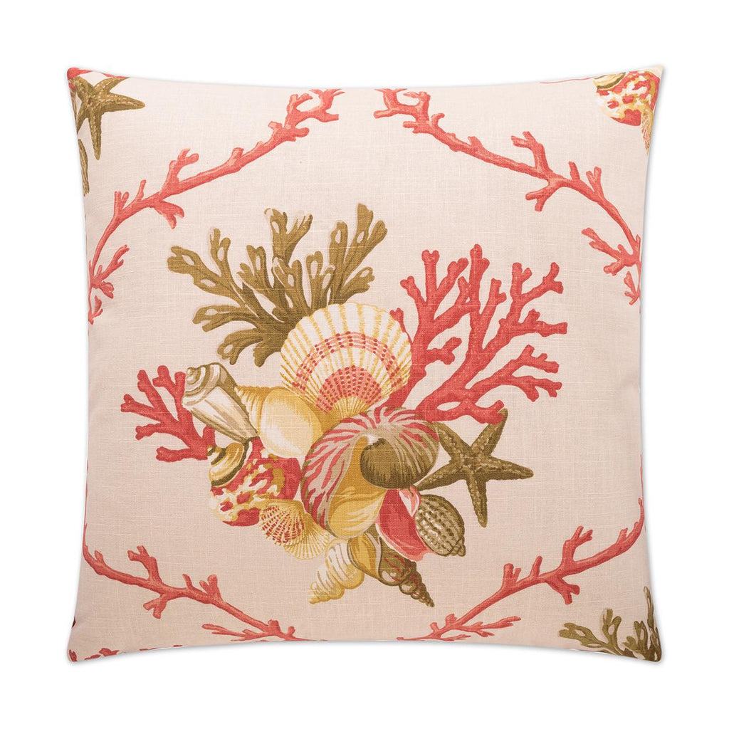 D.V. Kap Home Shelldon Coral 24" x 24" Pillow Cover