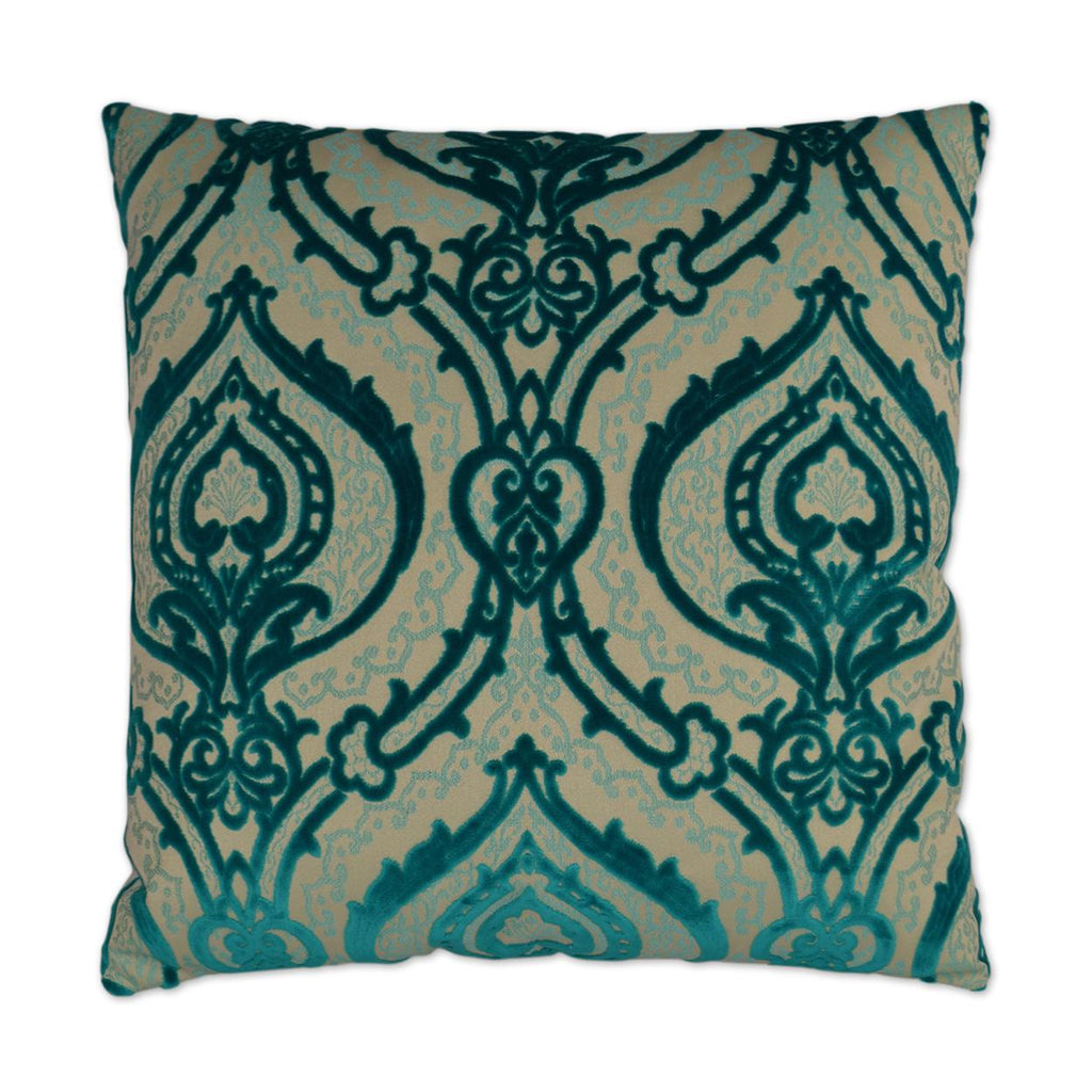 D.V. Kap Home Couture Turquoise 24" x 24" Pillow Cover