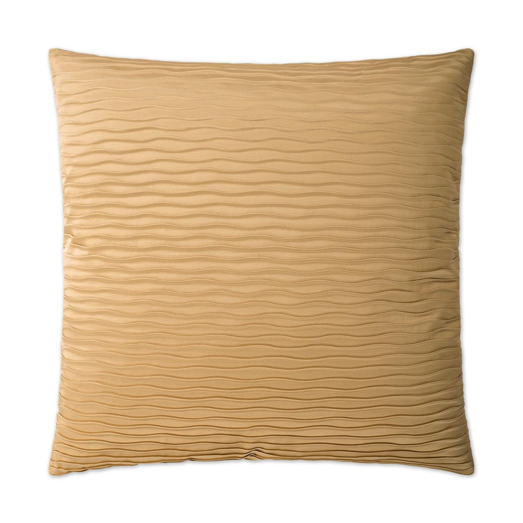 D.V. Kap Home Glimmer Pleat Gold 24" x 24" Pillow Cover