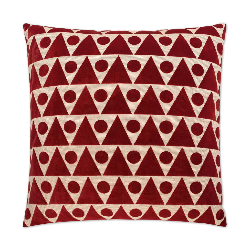 D.V. Kap Home Kilo Red 24" x 24" Pillow Cover