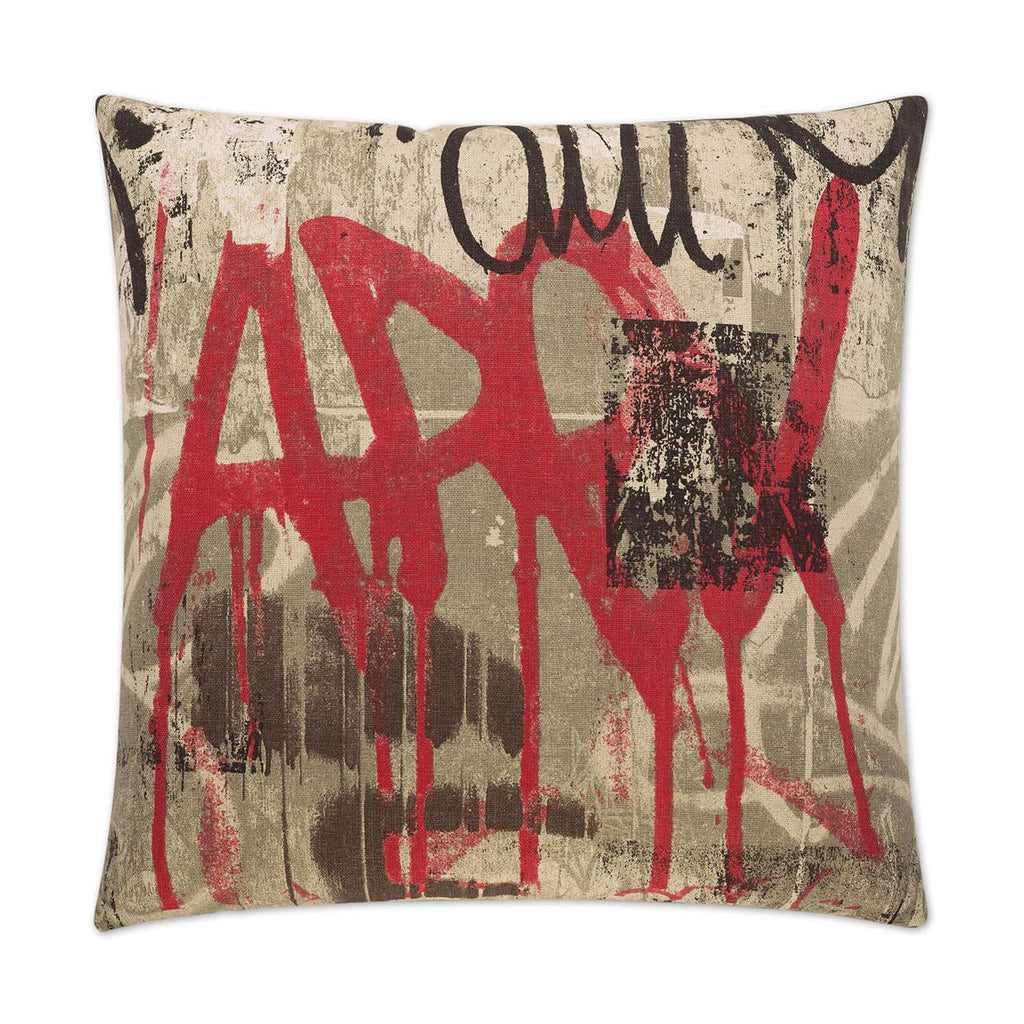 D.V. Kap Home Tag Red 24" x 24" Pillow Cover