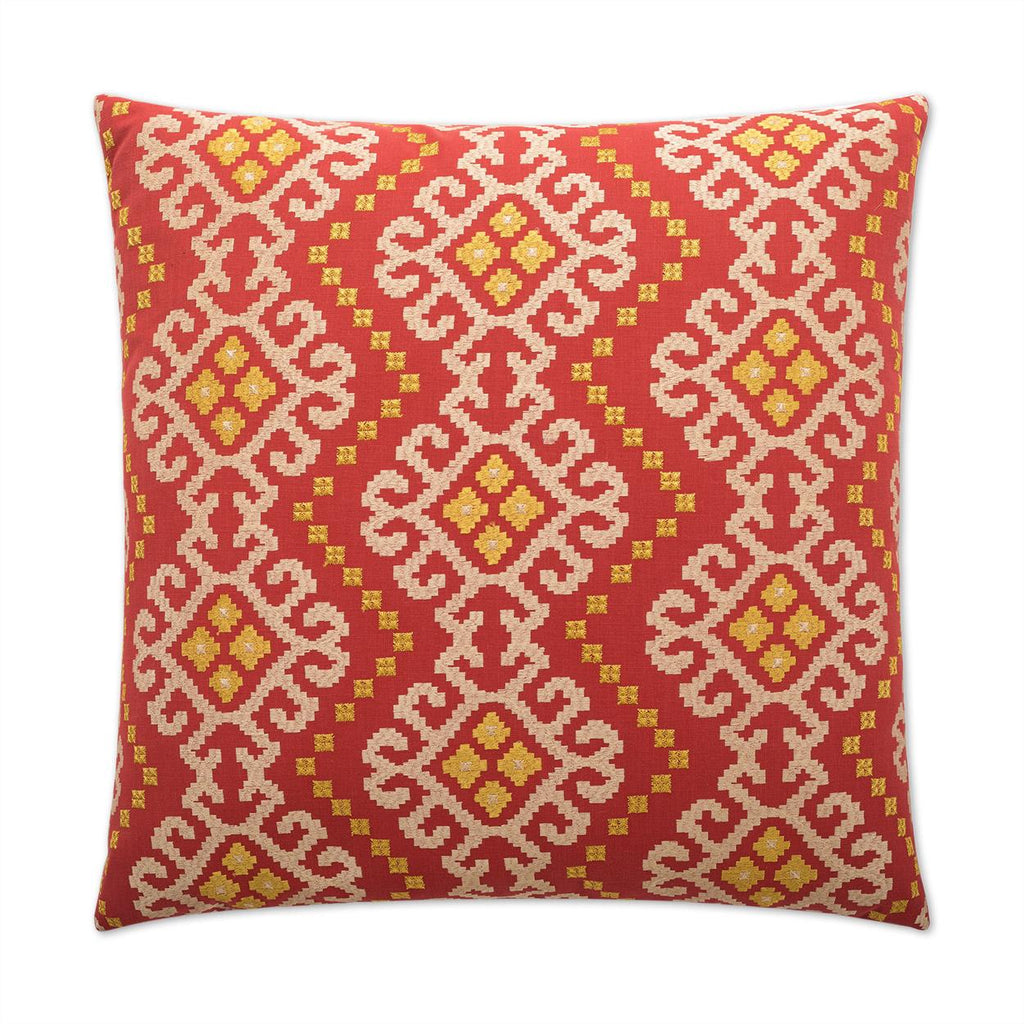 D.V. Kap Home Kurta Red 24" x 24" Pillow Cover