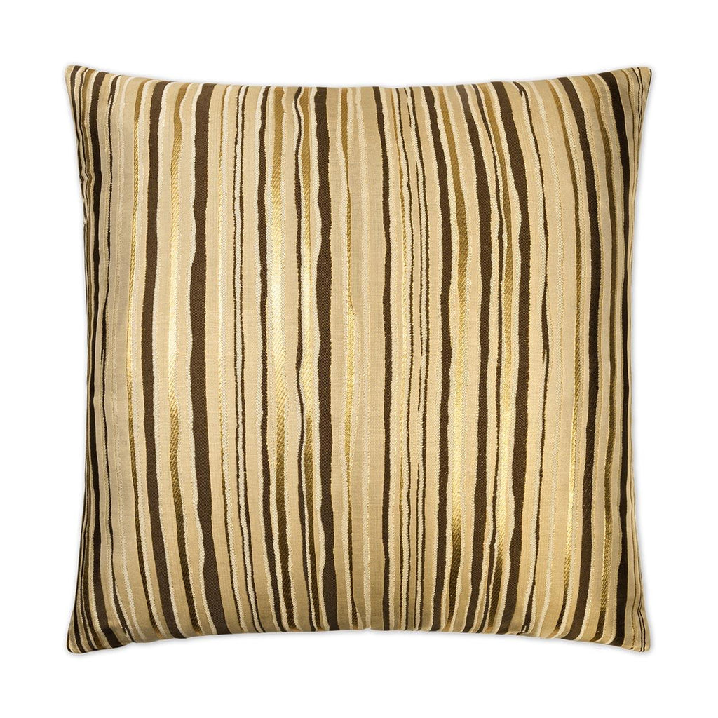 D.V. Kap Home Metallic Stripe Glam, Stripes 24" x 24" Pillow Cover