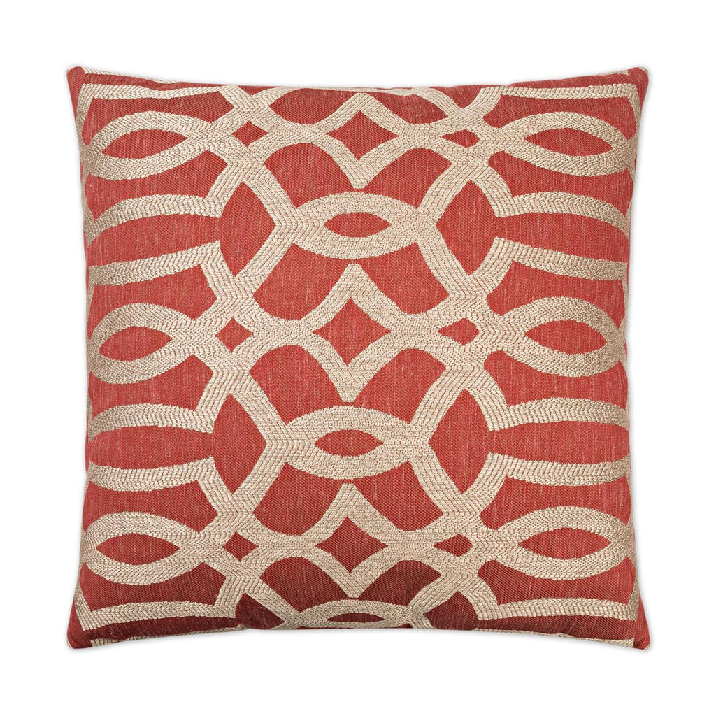 D.V. Kap Home Neron Red 24" x 24" Pillow Cover