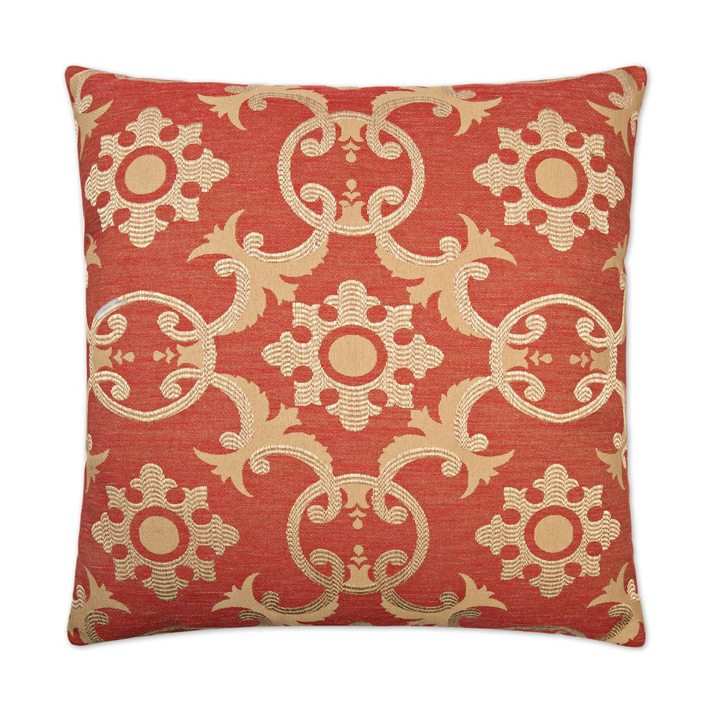 D.V. Kap Home Biblos Red 24" x 24" Pillow Cover