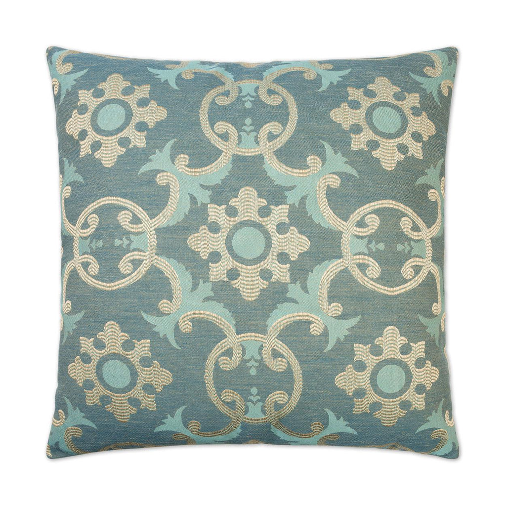 D.V. Kap Home Biblos Turquoise 24" x 24" Pillow Cover