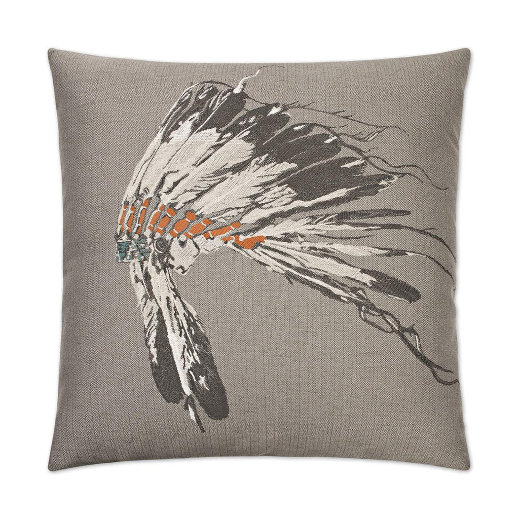 D.V. Kap Home Chief Smoke 24" x 24" Pillow Cover