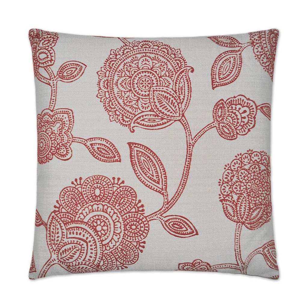 D.V. Kap Home Adeline Red 24" x 24" Pillow Cover