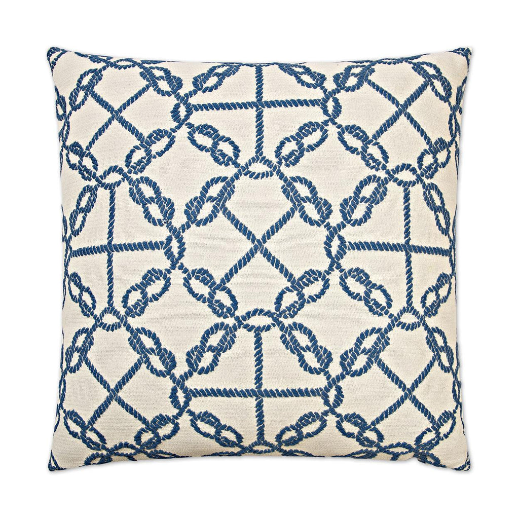 D.V. Kap Home Knots Blue 24" x 24" Pillow Cover