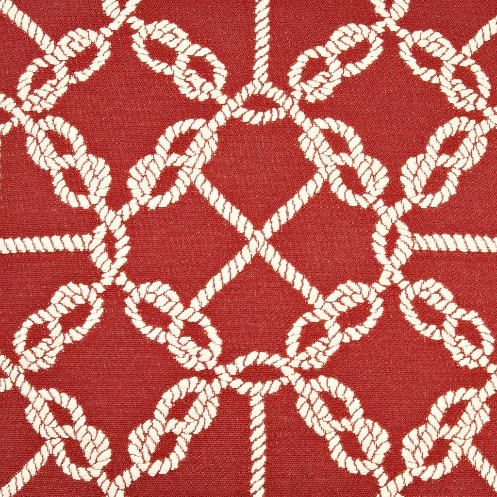 D.V. Kap Home Knots Red  Fabric