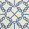 D.V. Kap Home Knots Blue Fabric