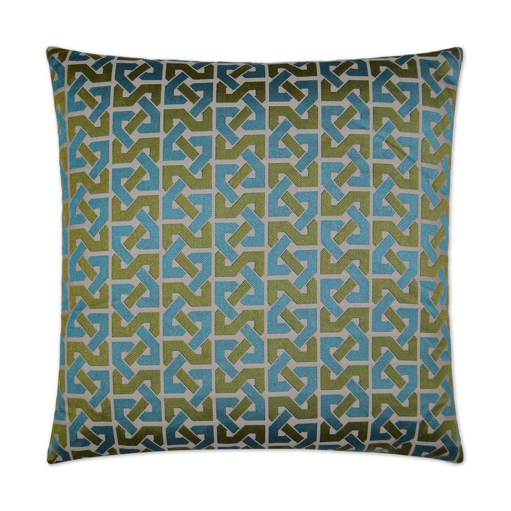 D.V. Kap Home Element Aqua 24" x 24" Pillow Cover