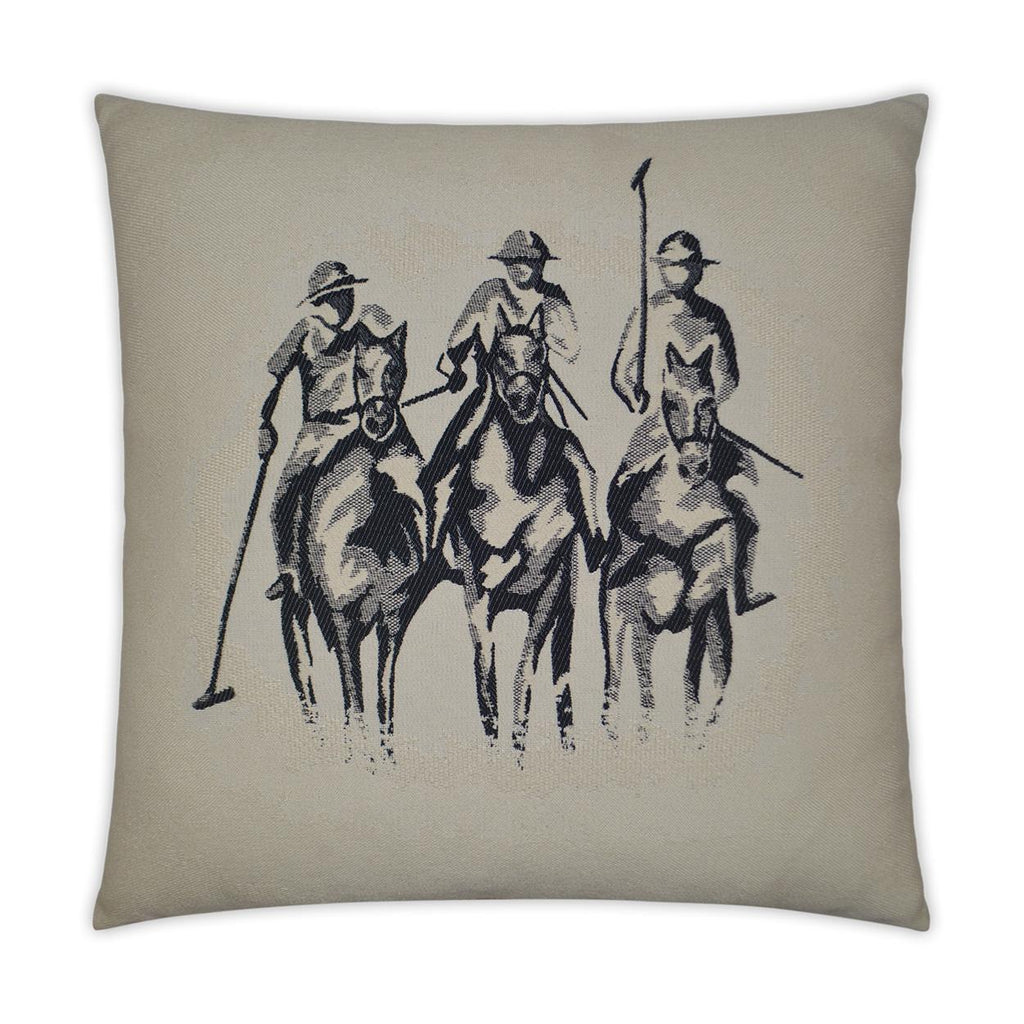 D.V. Kap Home Hurlingham Novelty 24" x 24" Pillow Cover