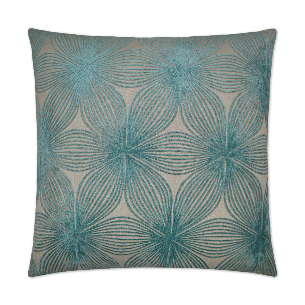 D.V. Kap Home Ellery Aqua 24" x 24" Pillow Cover