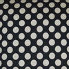 D.V. Kap Home Polka Dots Black Fabric