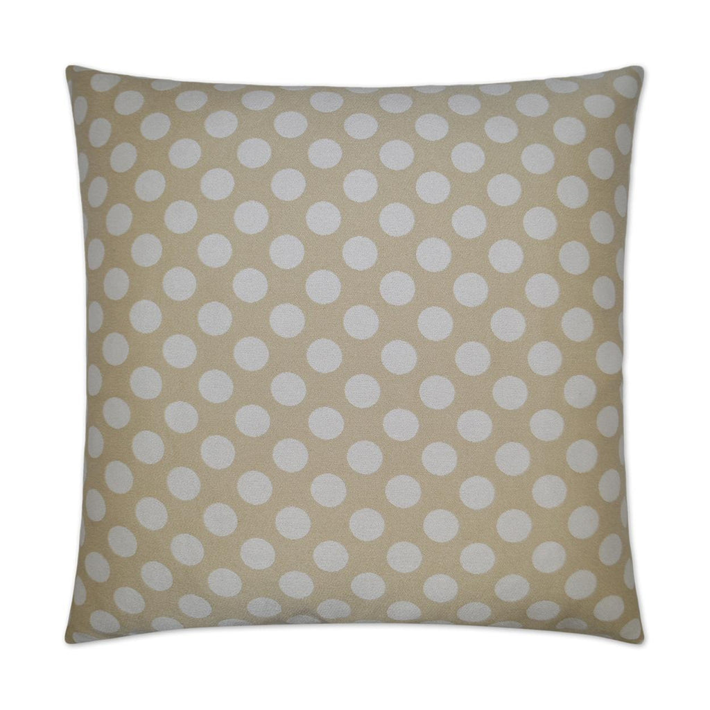 D.V. Kap Home Polka Dots Cream 24" x 24" Pillow Cover