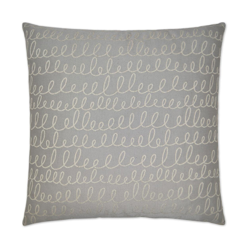 D.V. Kap Home Verbomania Grey 24" x 24" Pillow Cover