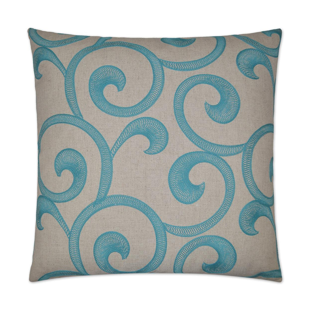 D.V. Kap Home Hampton Scroll Traditional 24" x 24" Pillow Cover